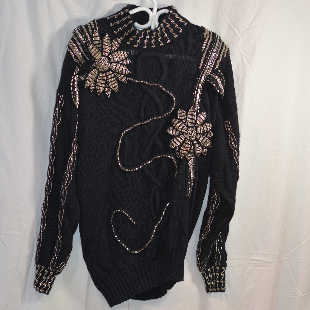 Vintage Bonnie Boerer & Co Beaded/Sweater